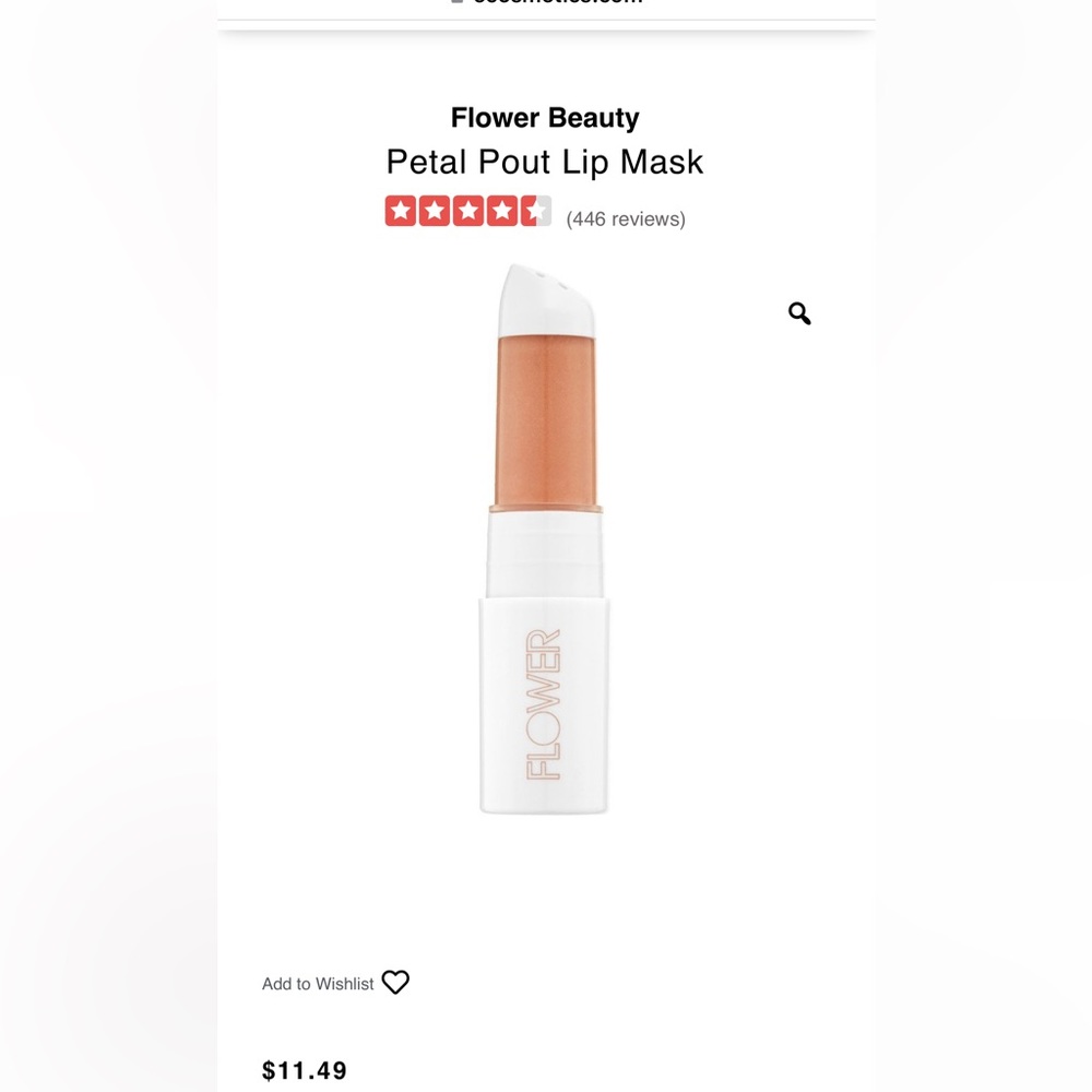 FLOWER BEAUTY Petal Pout Lip Mask | Scented Lips Color | LUCKY - SWEET HONEY